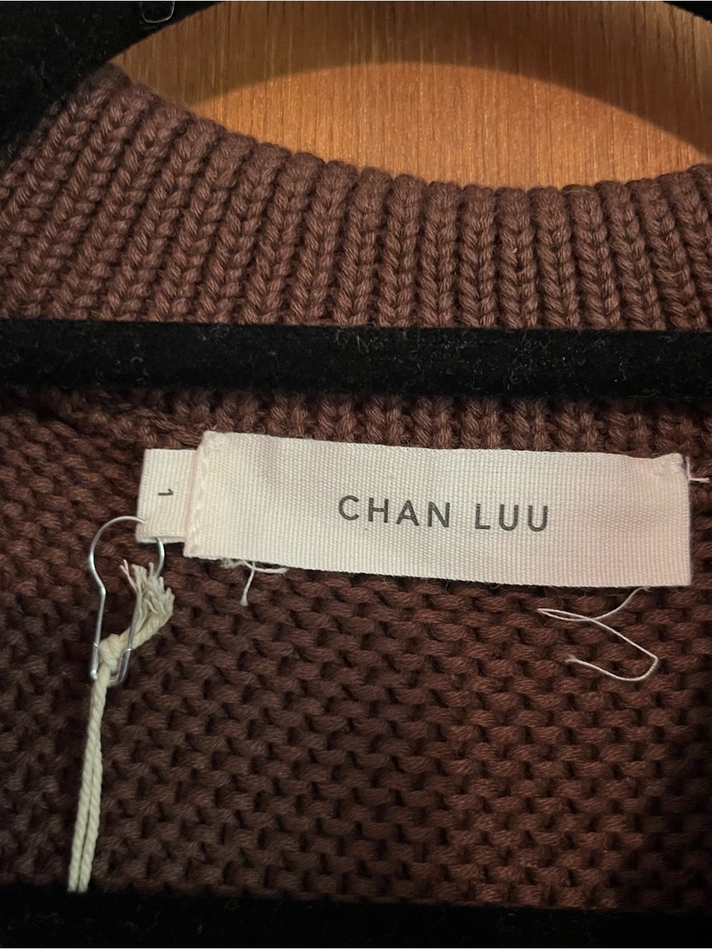 Chann Lu Cable Knit Sweater, NWT - Picture 3 of 5